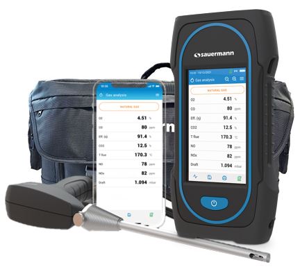 Sauermann Si-CA 130 Combustion Flue Gas Analyser + Flexible Probe