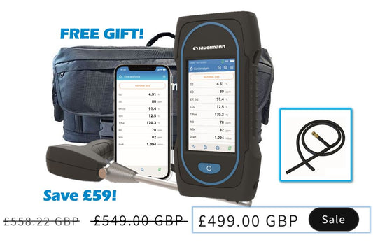 Sauermann Si-CA 130 Combustion Flue Gas Analyser SICA 130 KIT 2AS