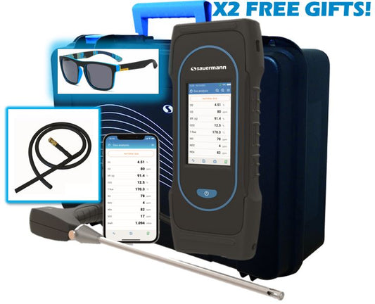 Sauermann Si-CA 230 Combustion Flue Gas Analyser - (O2+CO+NO)