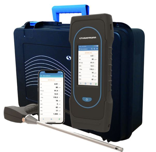 Sauermann Si-CA 230 Combustion Flue Gas Analyser - (O2+CO+NO) 300mm probe